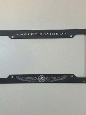 HARLEY DAVIDSON LICENSE PLATE FRAME PLASTIC